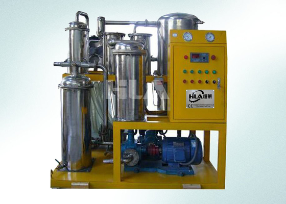 एसएस 304 वैक्यूम तेल फ़िल्टर मशीन उपयुक्त तेल शोधक / तेल जल विभाजक