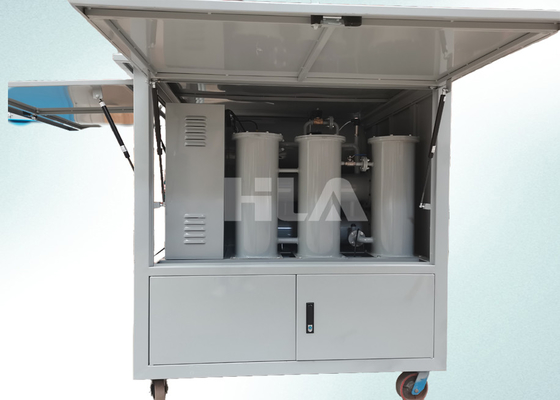 1800 L/h-18000 L/h प्रवाह ट्रांसफार्मर शुद्धता ग्रेड 6 NAS उन्नत प्रौद्योगिकी के साथ तेल पुनर्जनन