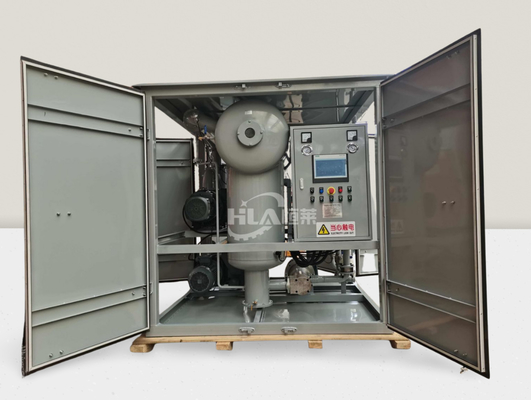48KW हीटिंग पावर ऑयल प्यूरीफायर मशीन 0.04MPa दबाव पर प्रभावी तेल सफाई के लिए