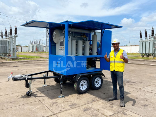 ऑटोमैटिक मैनुअल ऑपरेशन मोबाइल ऑयल प्यूरीफायर फिल्टरिंग पार्टिकल्स ≥99.5% और ≤1 माइक्रोन फिल्टरिंग प्रेसिजन के साथ