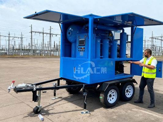 मोबाइल तेल शोधक का कॉम्पैक्ट और टिकाऊ उपकरण ≤0.4 एमपीए वैक्यूम स्तर -0.06～-0.099 एमपीए