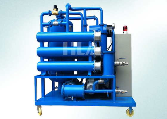 निरंतर कार्य ट्रांसफार्मर तेल पुनर्जन्म प्रणाली 5ppm के नीचे नमी बनाओ