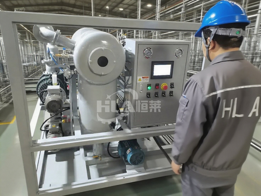 औद्योगिक अनुप्रयोगों में 600-18000L/घंटे की उच्च प्रवाह दर के लिए 50KW-150KW पावर ऑयल प्यूरीफायर मशीन